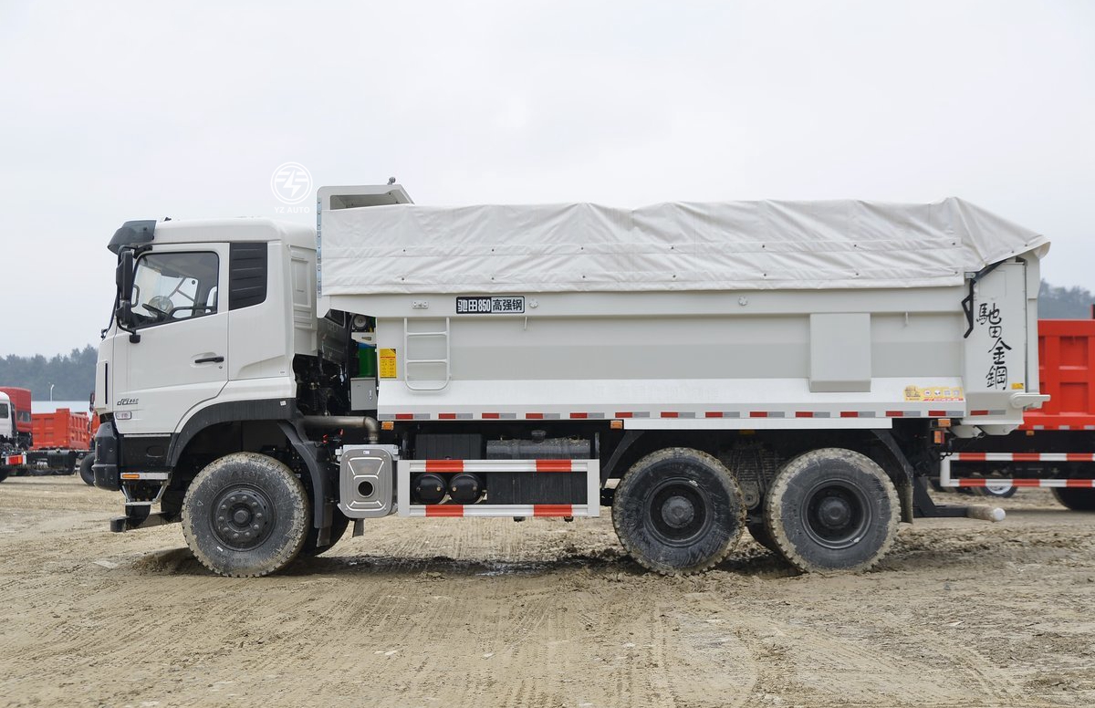 350hp Left Hand Drive 10 Wheel Dongfeng 6X4 Tipper Truck For Sand And Gravel Dumping