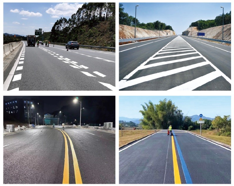 Spray Application Reflective Thermoplastic Road Marking Paint Hot-Melt Powder Coating