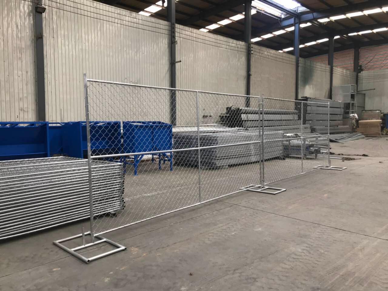 chain wire portable panel fence/American model 6'x12' temporary chain link fence for yard