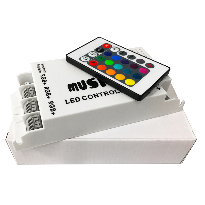 24 Button RGB LED Strip Music Controller With CE ROHS Certification