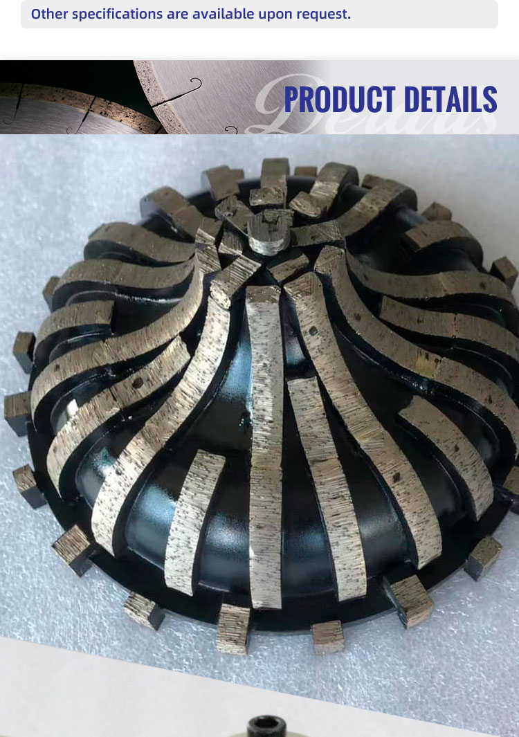 Customized ODM Support Vacuum Brazed Grinding Wheels Diamond Router Bits for Concrete Countertop