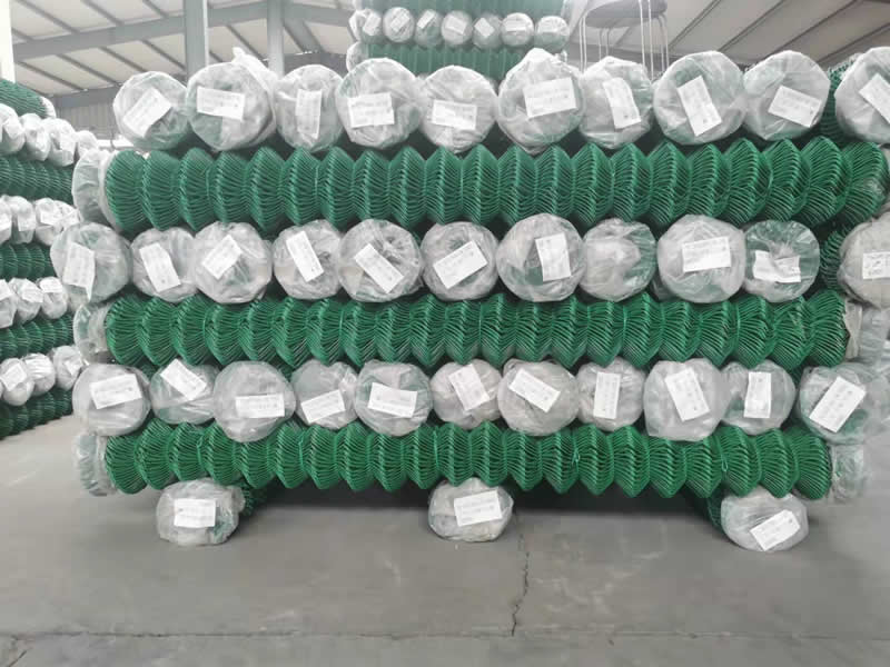 Various Good Quality 8 Foot Boundary Wall Pvc Coated Hot Dipped Industry Galvanized Chain Link Fence For Sale