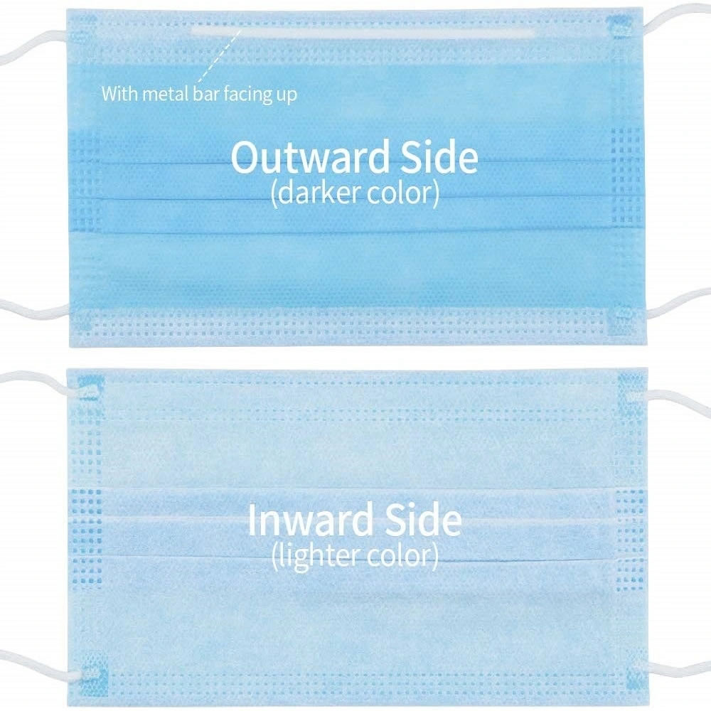 Fda Earloop Ce Approved Face Mask 3ply Disposable Face Mask Face Mask Style