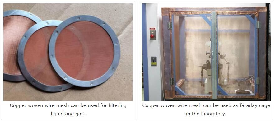 99.8% Copper Woven Wire Mesh