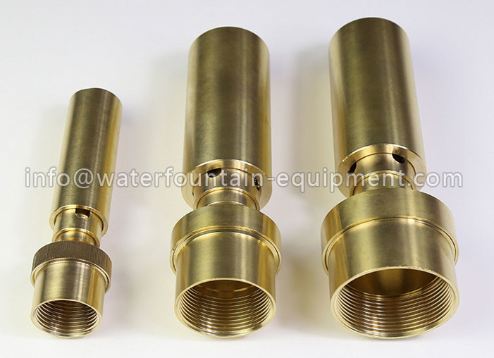 Brass Outdoor Water Fountain Equipment Garden Water Adjustable Jet G1 / 2"