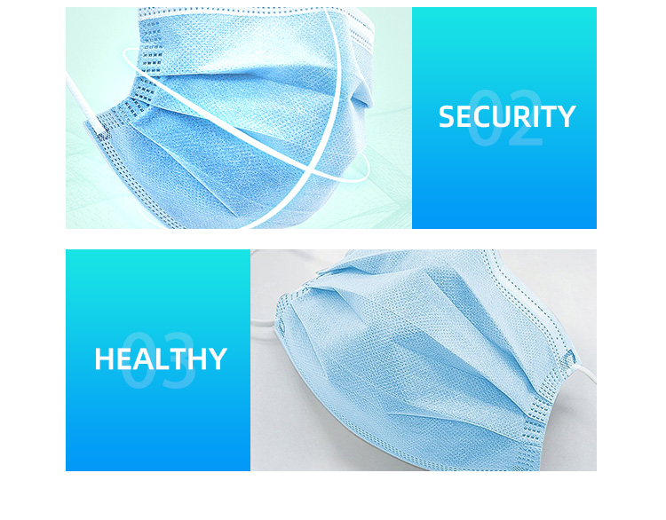 2020 Hot Sale daily protection mask 3-ply disposable face mask with FDA CE