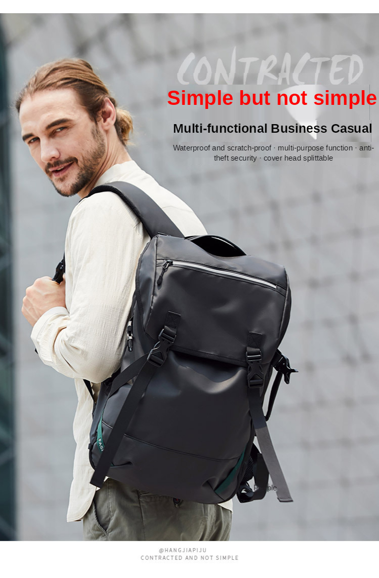 24L Multifunctional Oxford Softback Travel Fashion Backpack Water Resistant