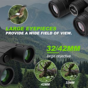 G 10x42 High Power Binoculars for Long Distance Viewing