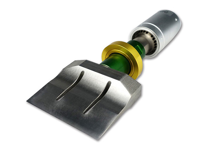 Fast Accurate Ultrasonic Cutting Of Thermoplastic Resin Board With 800w Rubber Cutter
