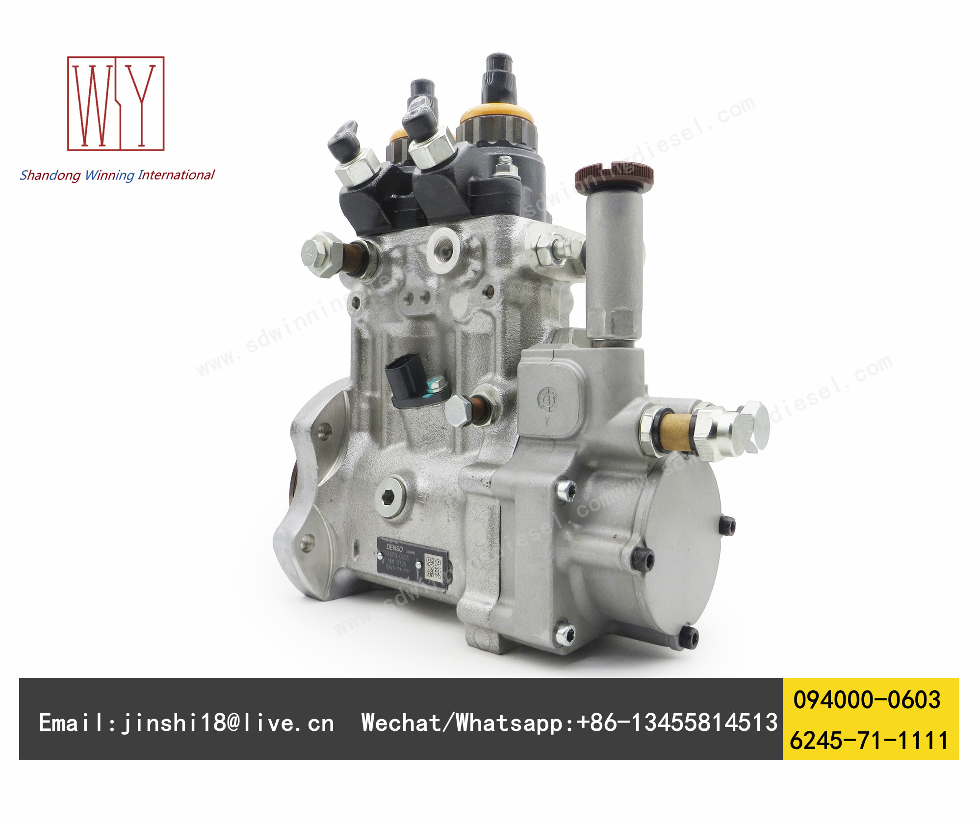 GENUINE AND BRAND NEW DIESEL FUEL PUMP 094000-0603, 6245-71-1111 FOR 6D 170 ENGINE