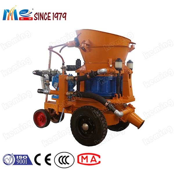 5.5kW 0.6Mpa Mortar Spray Pneumatic Shotcrete Machine