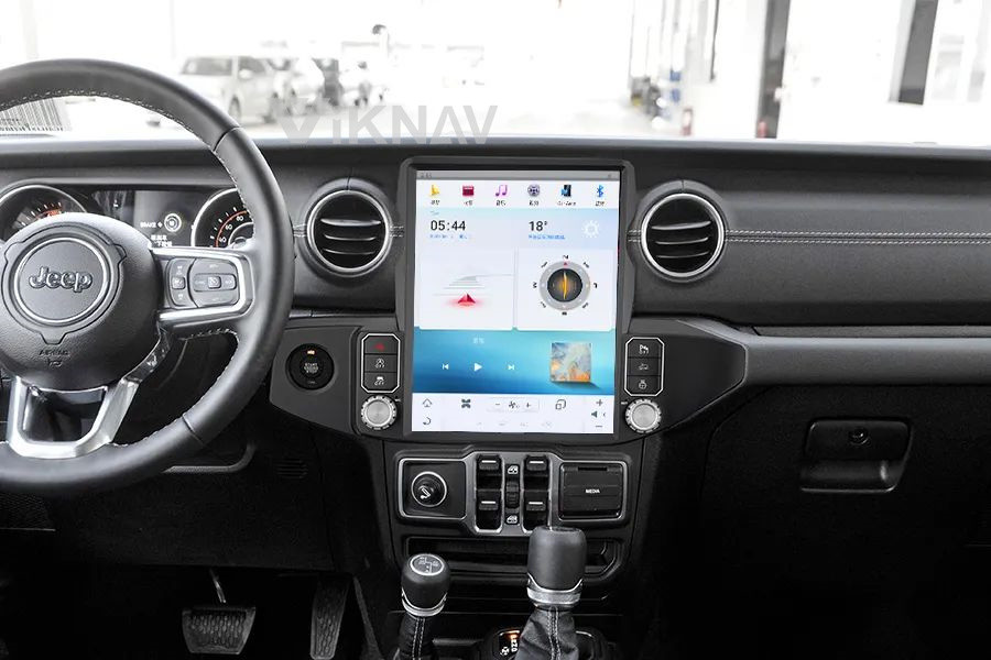 13 Inch Android Car radio For 2021 jeep wrangler Navigation GPS Multimedia DVD Player Wireless Carplay renesas mcu 4G