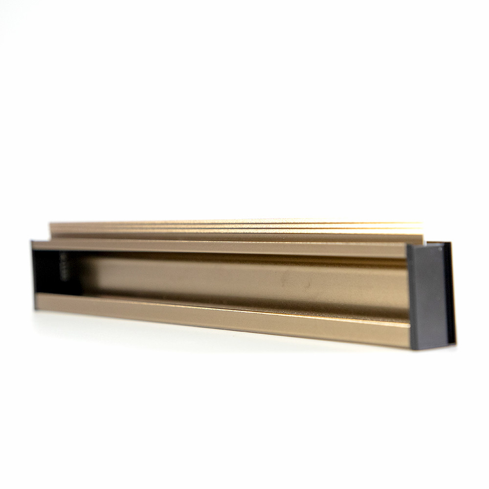 OEM 30" Bronze Aluminum Embedded Hidden Pull Handles For kitchen cabinet