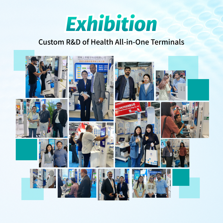 Advanced 19 Inch Android Advertising Multi Parameters Health Kiosk BMI Machine Body Height Weight Scale for Hospital
