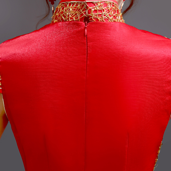 Chinese Style Mermaid Wedding Dress