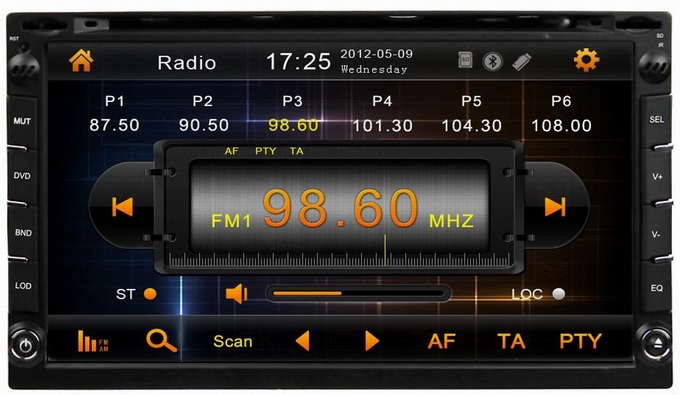 Autoradio bluetooth PIP GPS iPod USB SD for Universal car DVD OCB-6952