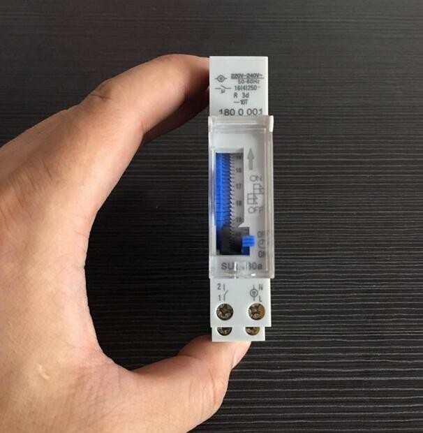 Free Shipping SUL180a 15 Minutes Programmable Din Rail Mechanical Timer