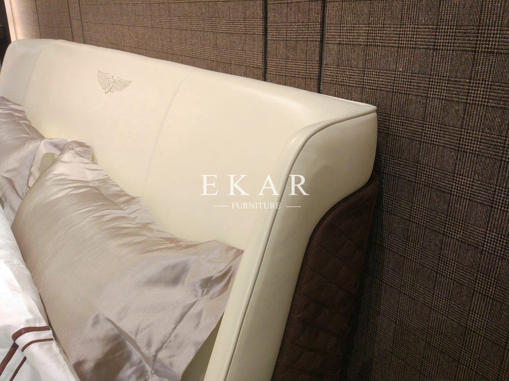 Furniture Stores Full Size White Headboard King Bed W001B10