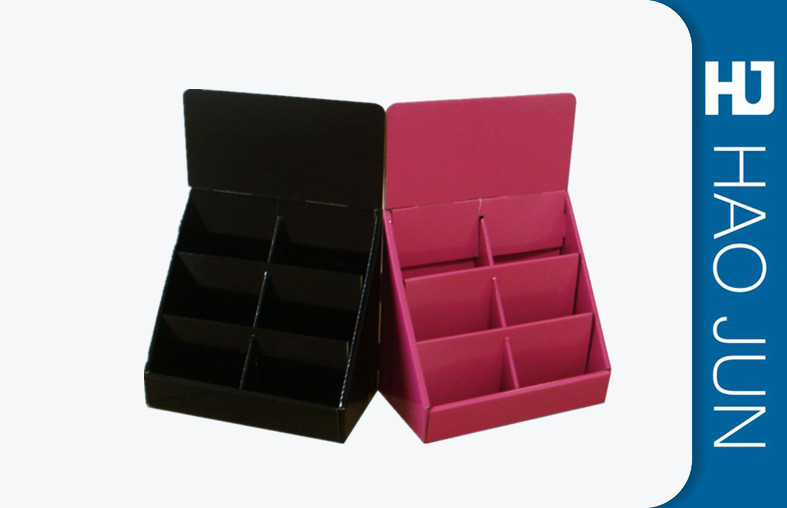 Offset Printing Promotional Display Stands For Facial Cleanser , FSC CE Listed
