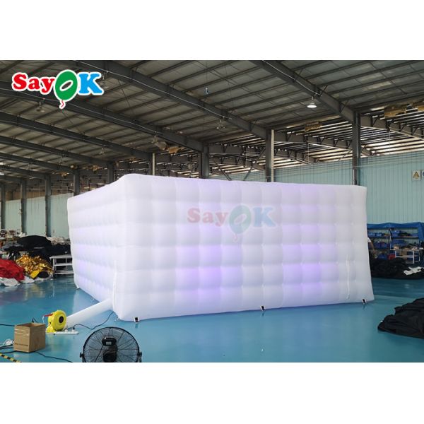 Professional Photo Studio Oxford Inflatable LED Photo Booth Background Wall Remote Control For Large Events