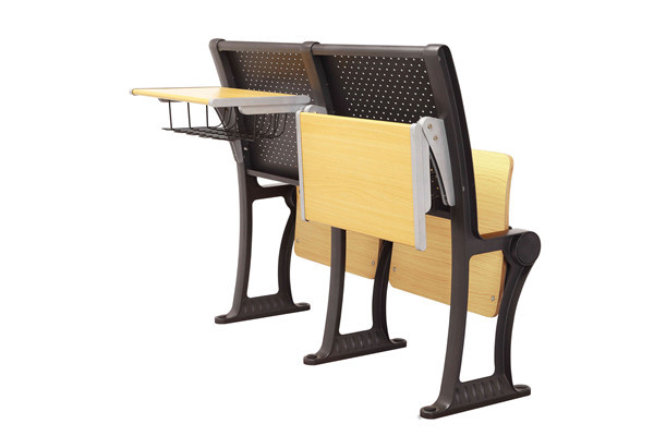 Minimalist MFD Table Modern Classroom Desk /High School Classroom Chairs