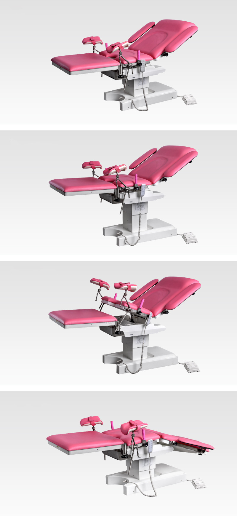 250MM Adjustment 250 Kg Hospital Labor And Delivery Bed For The Pregnant