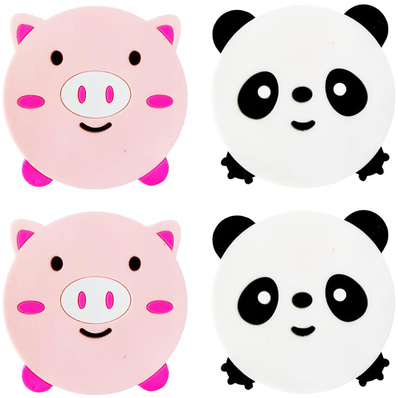 Minglu CM-001 Cute Cat Drink Coasters Cup Mats Coffee Mug Bar Coasters, Stand out Drink Coasters for Work Desk, Kids friendly