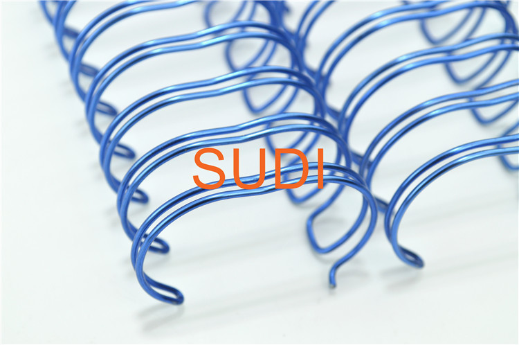 Blue 14.3mm Wire O Book Binding For Wall Calendar