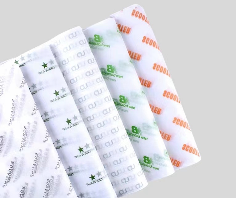 Custom Tissue Paper Gift Wrapping Paper With Company Logo Garment Packaging Paper
