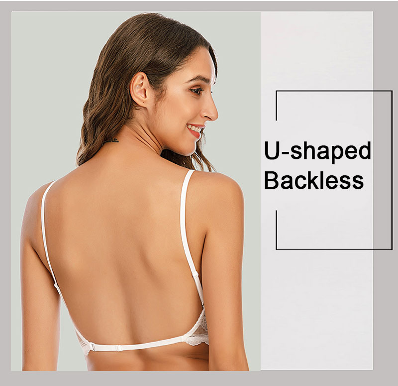 Backless 90B 90C Sexy Women Bras