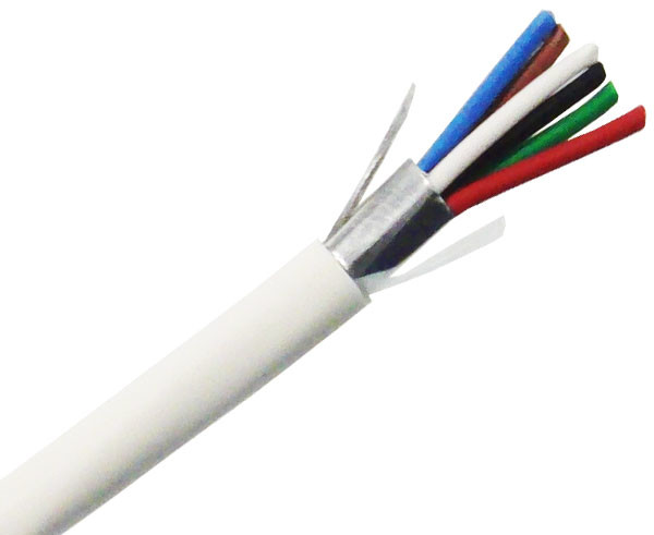 2 Core Shielded Security Alarm Cable Stranded Conductor for Video Surveillance