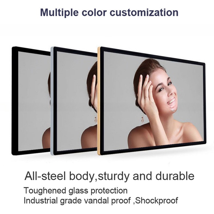 49" inch indoor digital movie signage LCD advertising TV with wall mount
