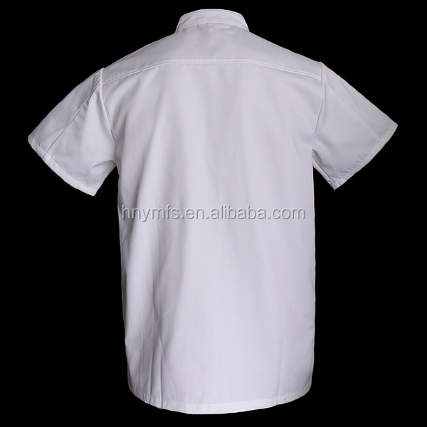 Pure Cotton Kitchen Chef Coat Black Color XS-5XL Breathable