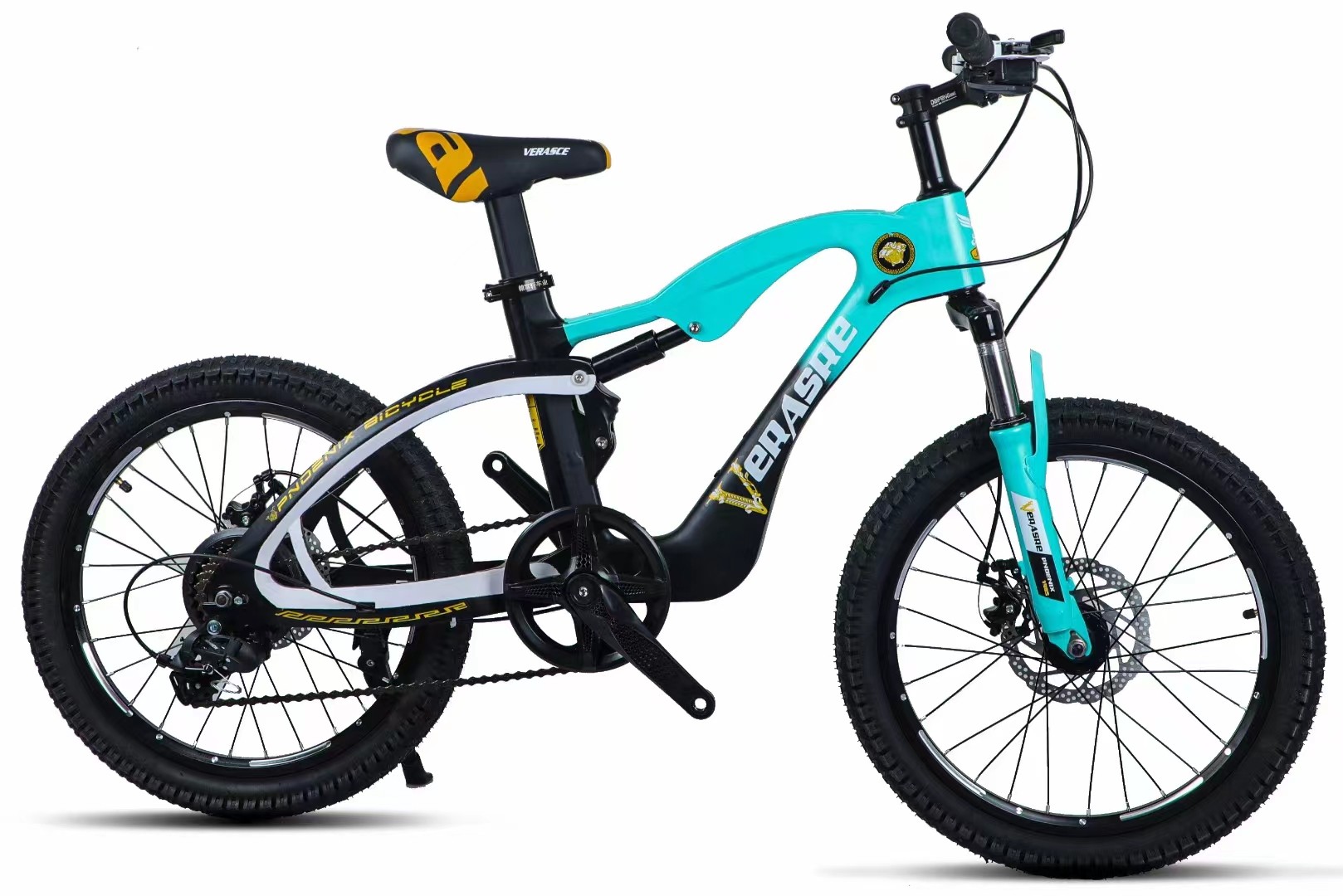 Children Sports Magnesium Alloy Bike With Training Wheels MAG OEM Bicycle For Kids 3-8 Year Soft Tail Frame 20"