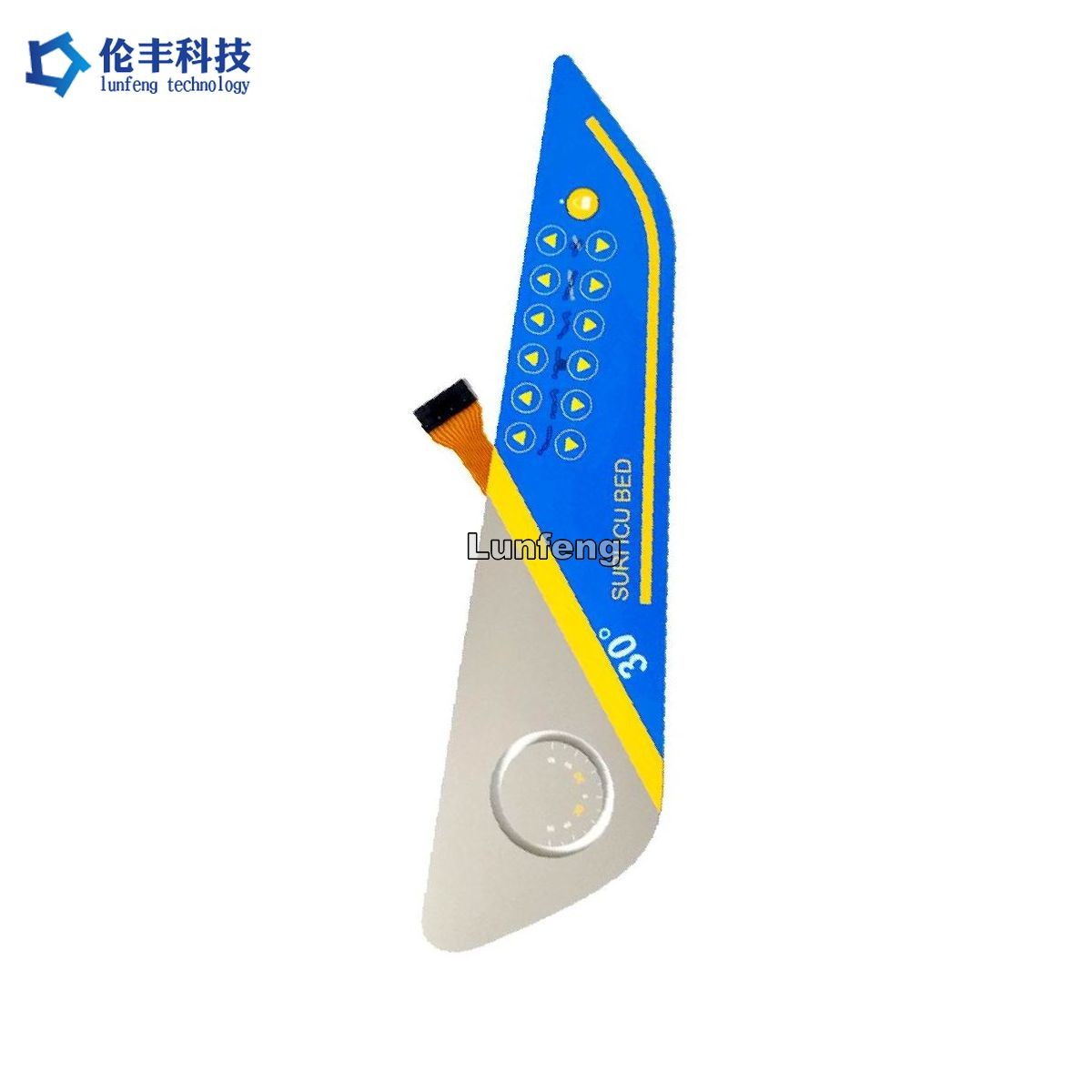 FPC Cable Membrane Switch Keypad , Tactile PET Membrane Switch