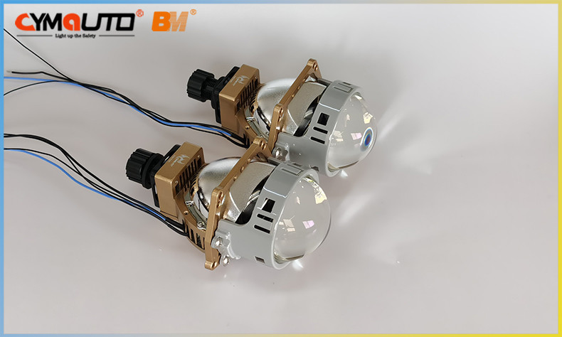 Universal 3 Inch Bi Xenon LED Projector Lens Auto Retrofit Headlight