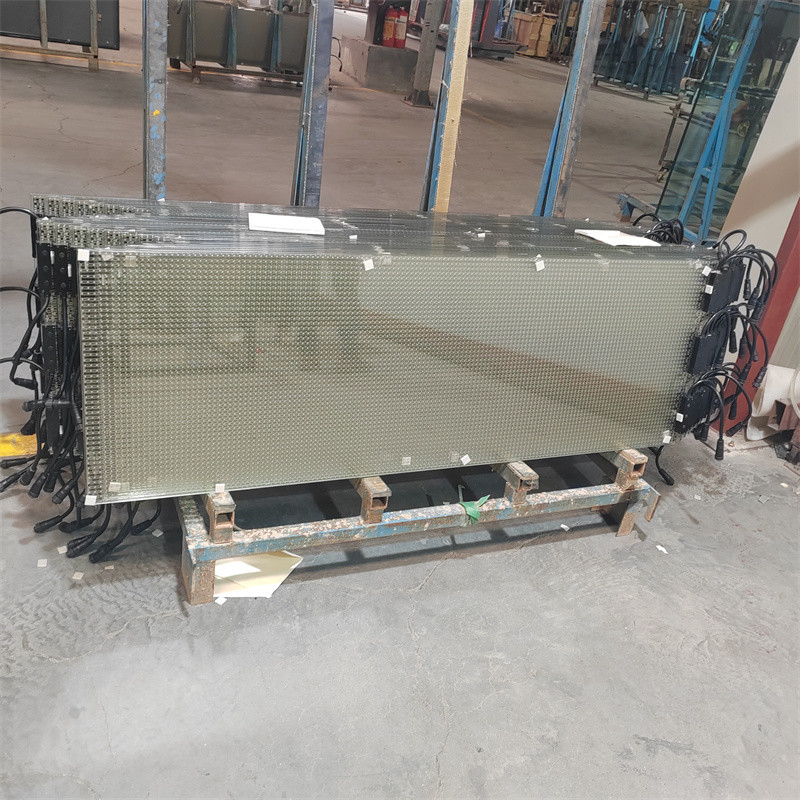Full Color Super Slim Indoor Outdoor Curtain Glass P10-P50 Transparent LED Film Display