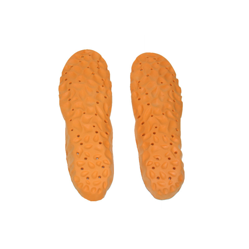 Anti Slip Shock Absorbing Cloth Surface Silicone Foot Massage Insoles High Elasticity
