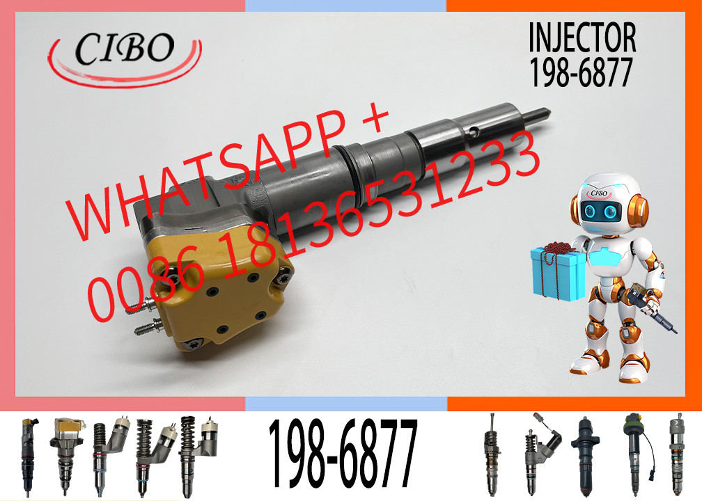 Common Rail Injector 20R-4147 198-6877 222-5966 173-9268 198-7912 232-1168 156-3895 204-2467 For C+ 3412