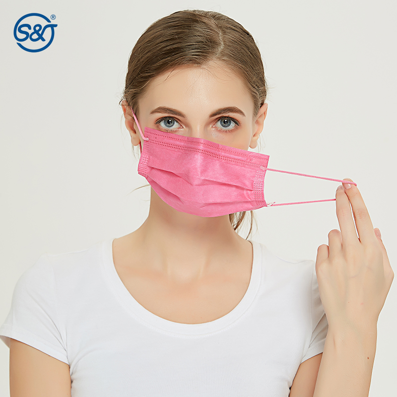 S&J Wholesale OEM daily use adult kids 3ply custom printed face mask disposable printed face mask
