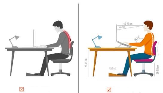 Non Slip Portable Notebook Folding Shelf Bracket for Home Office Hotel