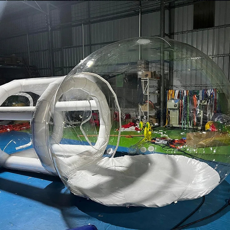 Transparent Inflatable Bubble Tent 100% PVC Bubble House With Blower