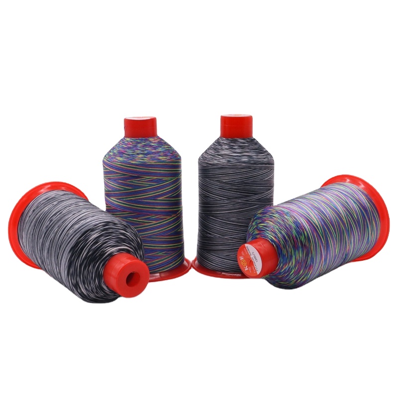 Multicolor 210D/3 T70 Nylon Bonded Thread for Customized Patterns and High Tenacity
