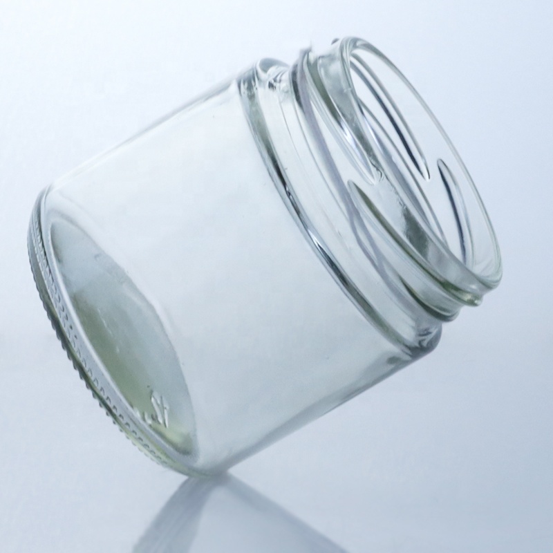 120ml Mini Transparent Liquor Glass Bottle for Vodka Whisky Rum Gin Brandy Honey Milk