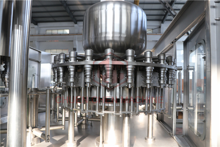 Gravity Hot Juice Filling Machine 3 In 1 Rotary Liquid Filling Machine