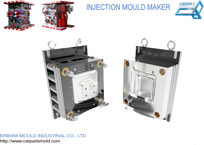 Durable Black Cover Custom Plastic Injection Mold， Easy To Installation