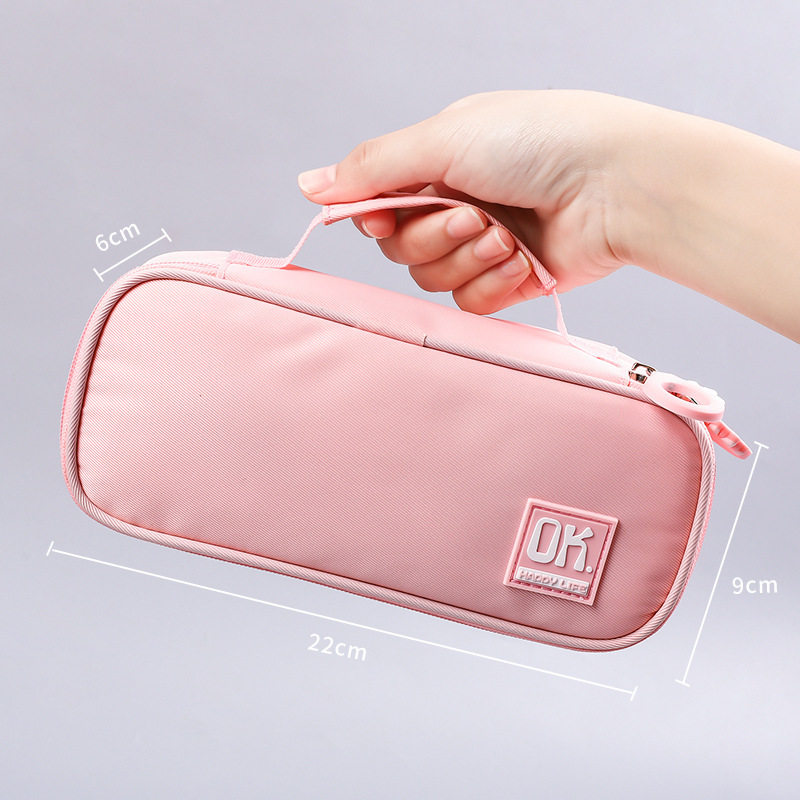 Multifunctional Storage Pencil Case Fashion Canvas Stationery Bag for Schools Offices