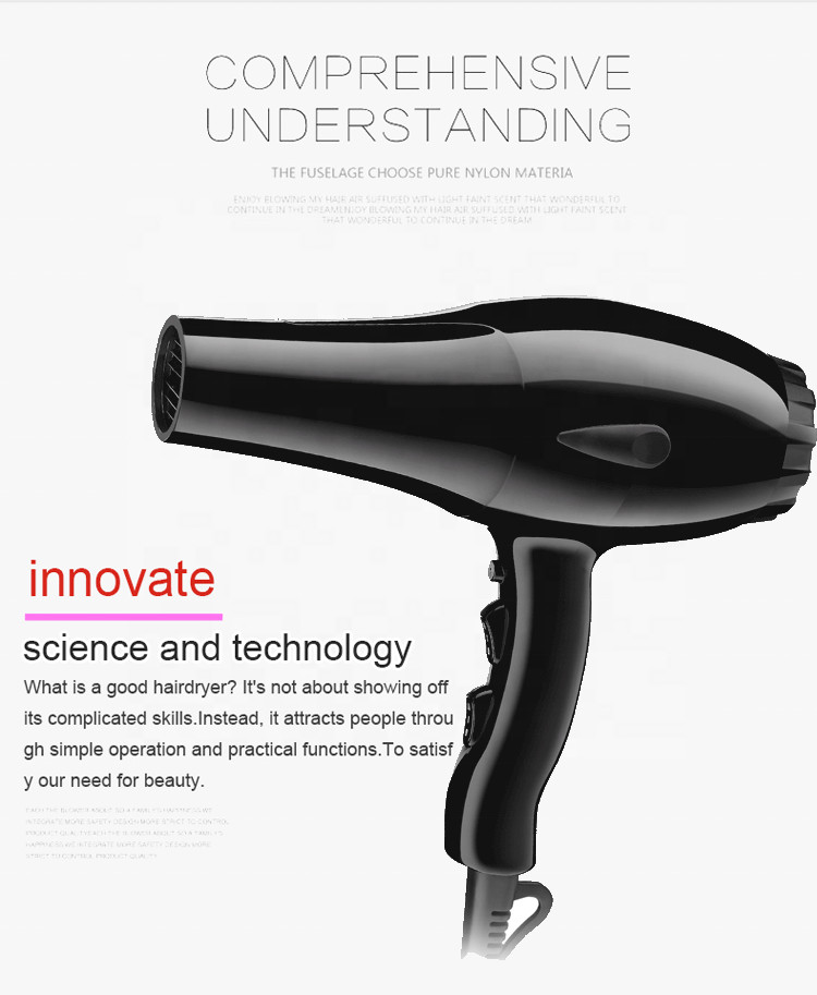 Manufacturer hot sale salon professional powerful hair dryer high quality hair appliance for electric hair dryer