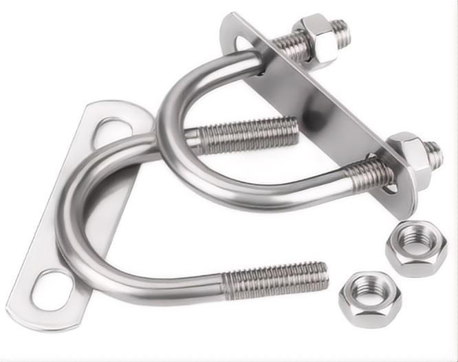 Passivation Finish Square U-Bolt SS 304 316 Stainless Steel M10 M12 6mm 8mm x 178mm