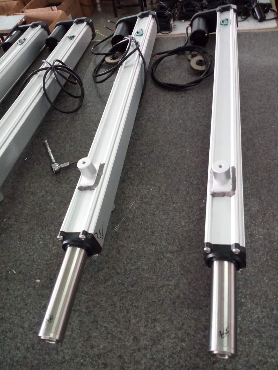 Electric 24V DC Solar Tracker Linear Actuator 900mm 10000n With Potentiometer Heliostat Use